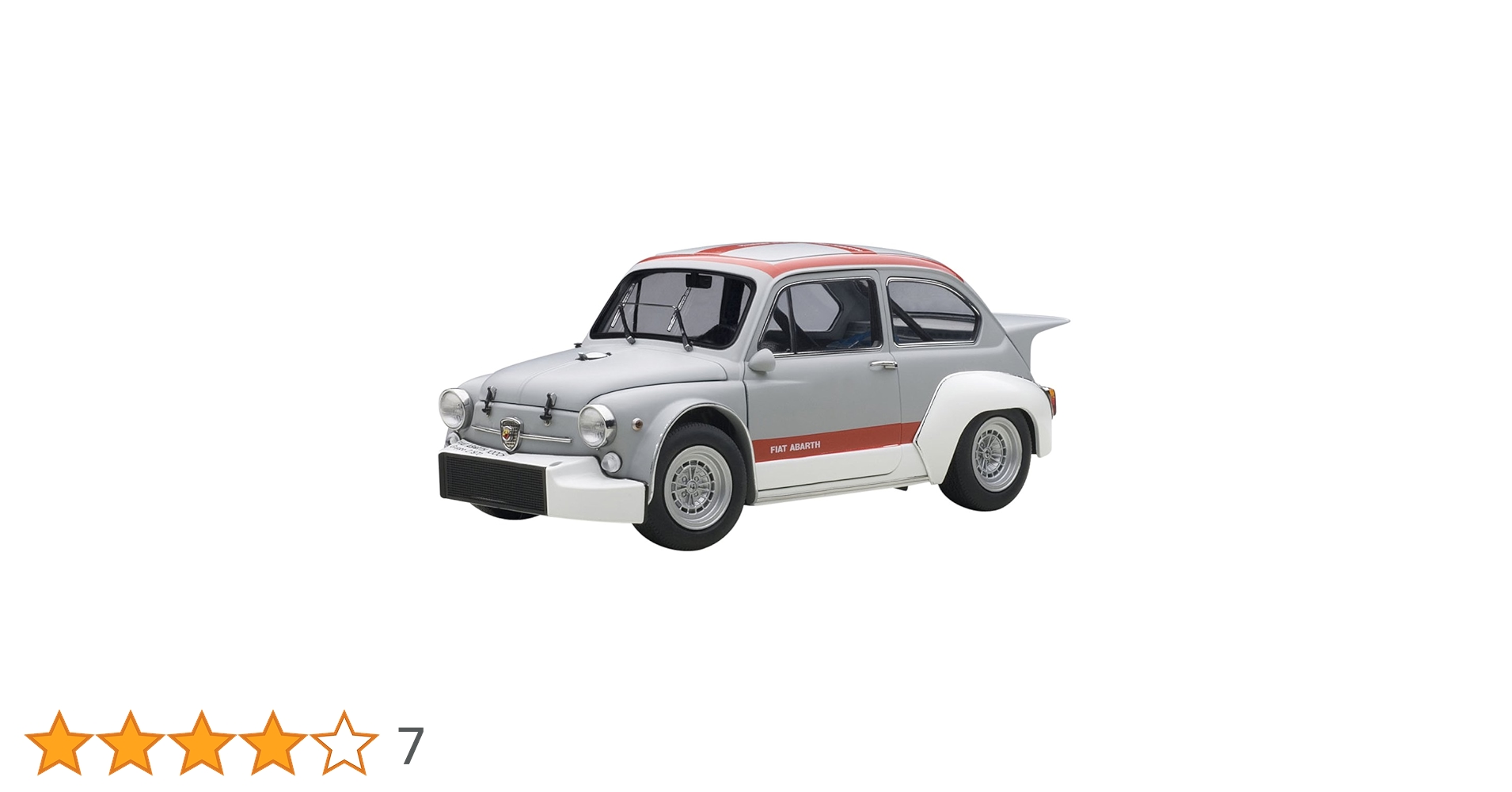 1/18 オートアート フィアット アバルト 1000 TCR ミニカー Amazon | AUTOart 1/18 フィアット アバルト 1000 TCR グレー